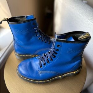 Dr. Martens Vibrant Blue Lace-Up Boots